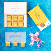 Thread of Love - Rakhi Gift for Sister with Wrapped Chocolates